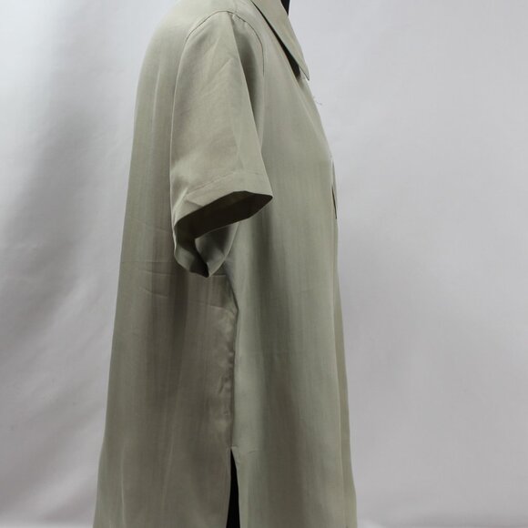 Anna‎ Carson 100% Silk Tunic Sage Size Medium NWT - Picture 4 of 11
